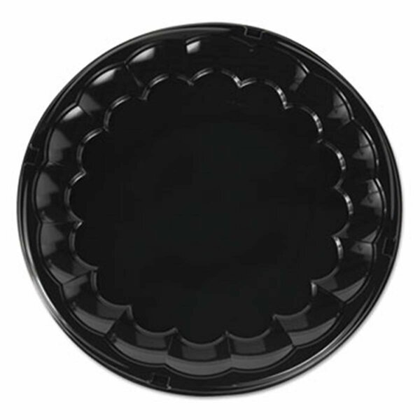 Pactiv Plastic Smartlock Caterware Trays, Black - 16 in. dia. - 50 Per Carton, 50PK 9816KY